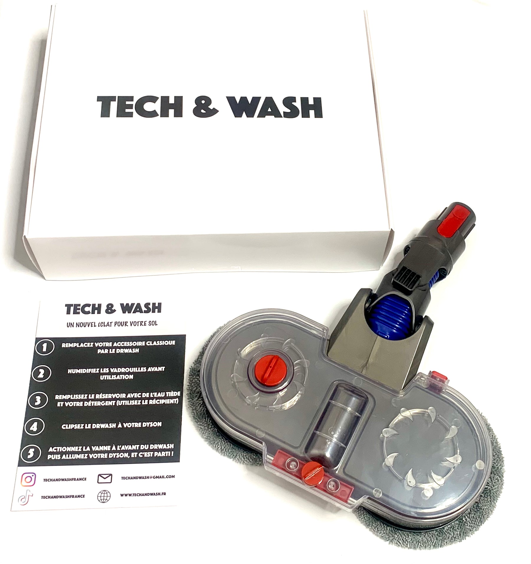 DrWash suitable for your Dyson (with 2 washable pads)